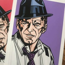 FRANK SINATRA print -Archival Quality - The Rat Pack Wall decor 1960s Vegas