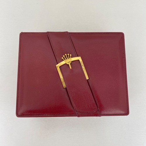 Rolex watch box brown - rolex,