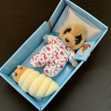 Baby Oleg Plush with Cuddle Grub Meerkat Toy in Cardboard Basket Box with Tag