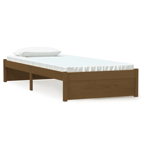 Solid wood bed - frame, bedroom