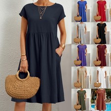 Women Short Sleeve Midi T