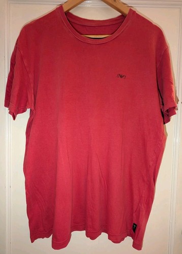 Armani jeans red crew neck - armani,