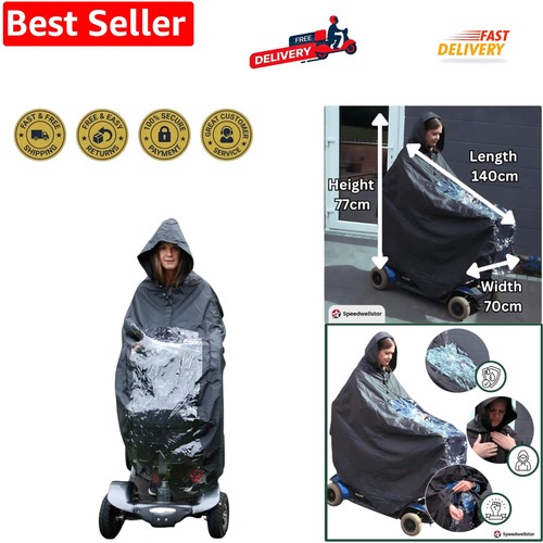 Mobility scooter rain cape - scooter,