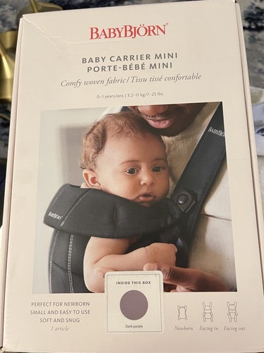 New box baby bjorn - in,