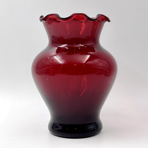 Vintage anchor hocking ruby - vintage,