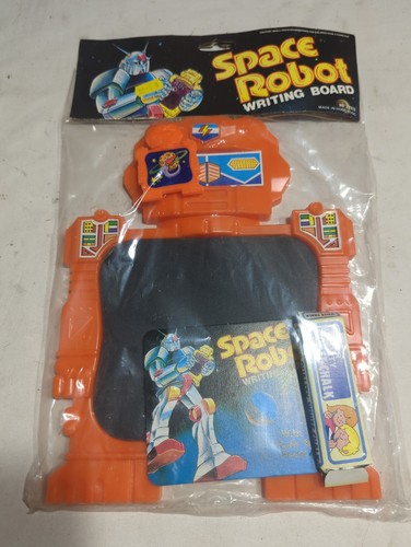 Vintage orange space robot - vintage,