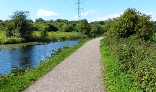 Photo 6x4 towpath along - towpath,