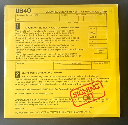 Ub40 signing off double - ub40,
