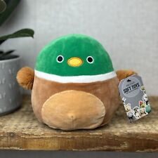 Squishmallow Avery - Small Duck Squishmallow - Cushion Duck Squishy Soft 7”