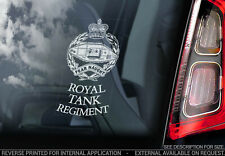 Royal Tank Regiment - Car Sticker - Forces Army Military Window Sign Decal - V01