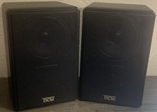 *UNTESTED* PAIR DCM Monitor Series CX-007 Bookshelf Speakers 8” Made In USA