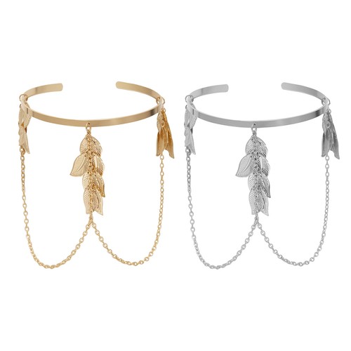 Leaf arm bracelet - leaf,