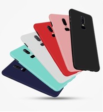 Soft Slim Silicone TPU Matte Back Phone Case Cover For OnePlus 5 6 7 8 9 T Pro