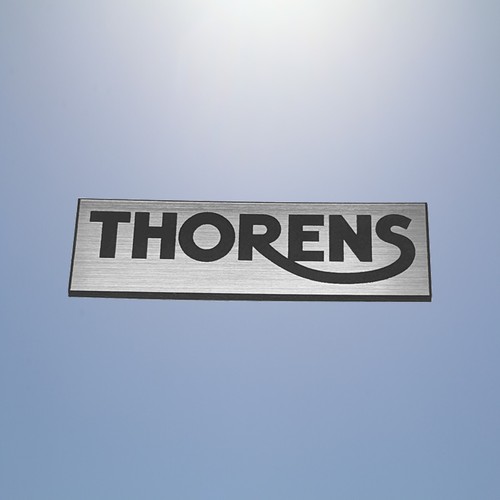 Thorens 60x18mm badge emblem