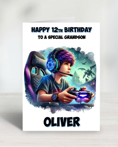 Personalised birthday card - personalised,