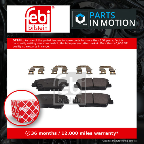 Brake pads set fits - brake,