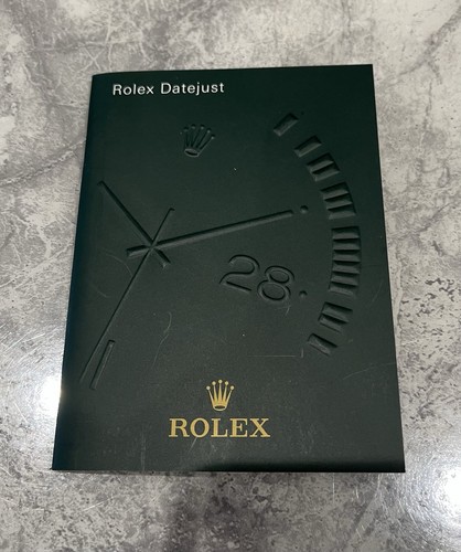 Original rolex datejust manual - original,