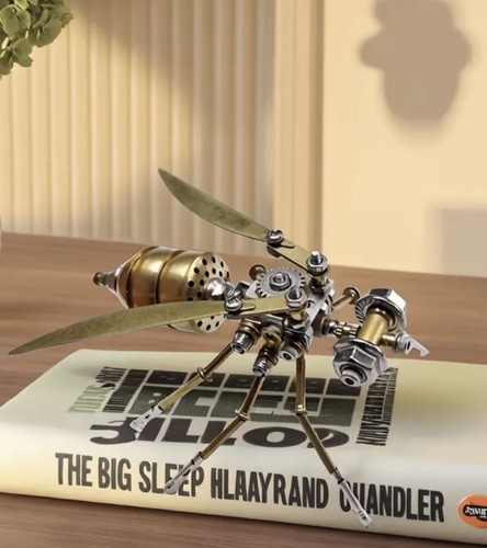 Steampunk wasp metal - wasp,