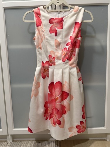 Calvin klein white pink floral - calvin,