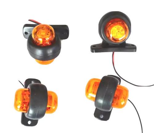 24v led amber mudguard - 24v,