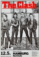 Home Wall Art Print - Vintage Retro Concert Gig Poster - THE CLASH - A4,A3,A2,A1