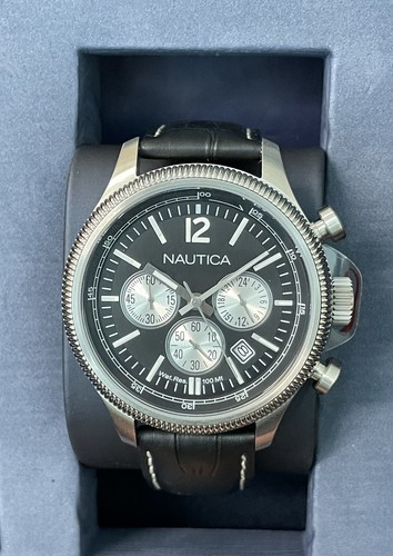 Nautica black leather - nautica,