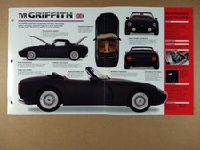 1993 TVR Griffith 500 specs photos 1998 info sheet