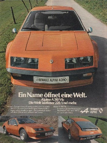 1977 renault alpine 310 v6 - 1977,