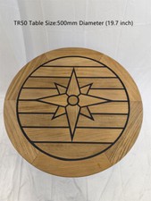 Boat Round Teak Table Top