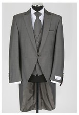 GREY Morning Coat, GREY Tail Coat, Many Sizes, Ex-hire, Good Condition, £19