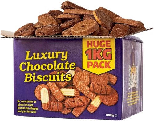 Chocolate broken biscuits 1kg - broken,