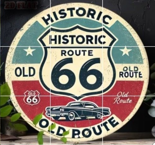 Retro route metal - retro,
