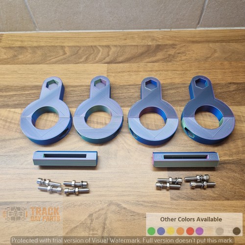 Racing harness tidy set roll - set,
