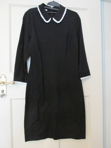 Monsoon black shift dress - black,