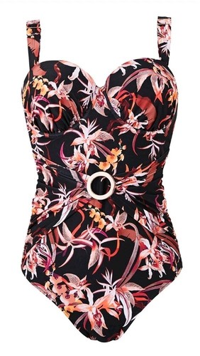 Figleaves floral black - wired, &