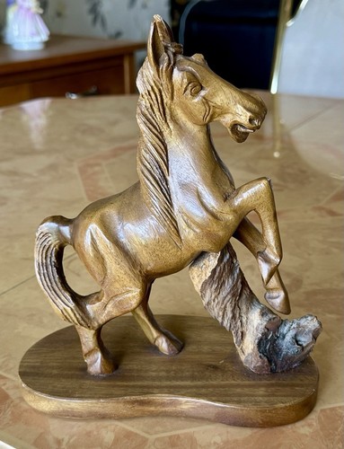 Vintage hand carved wooden - hand,