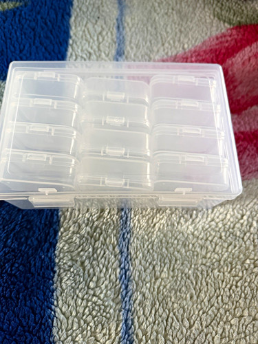 Clear plastic organiser - plastic,
