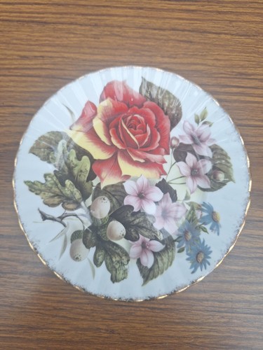 Sadler bone china floral - floral, plate