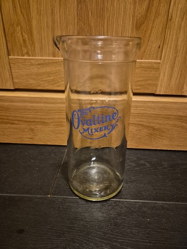 Vintage glass ovaltine - glass,