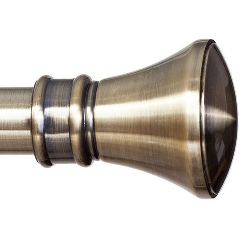 Curtain pole finials - pole, 25mm