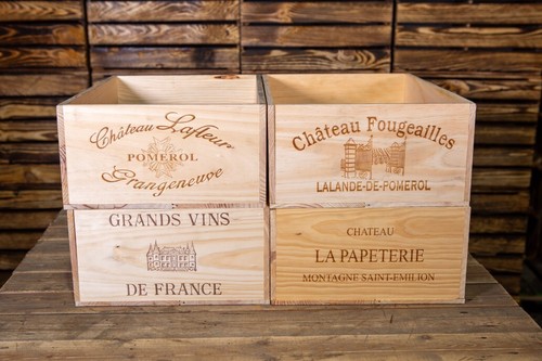 French wine box - wine,