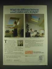 1985 Velux TPS top-hung roof window and VS Ventilating Skylight Ad - What's the