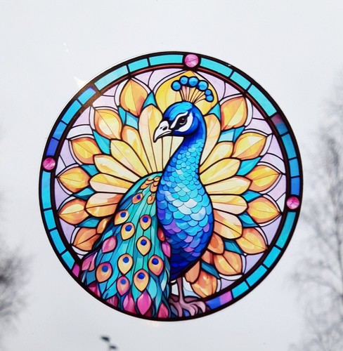 Peacock decorative stained - decorative,
