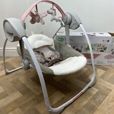 Ingenuity Comfort 2 Go Portable Flora Swing Baby Bouncer RRP £65