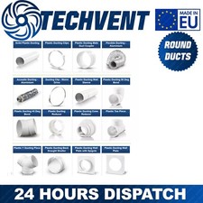 150mm round ducting - round, 6"