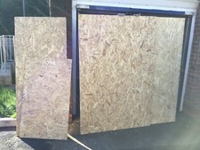4 X OSB ASSORTED CHIPBOARD SHEETS APPROX 11 MM