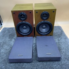 Sony SS-CGPX9 2-Way Bass Reflex Bookshelf Speakers 6ohms with Grills *Working*