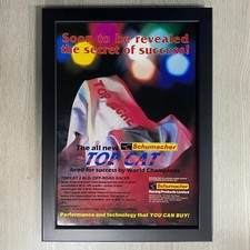 FRAMED SCHUMACHER TOP CAT VINTAGE RADIO CONTROLLED CAR ADVERT