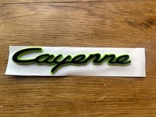 Porsche Cayenne Lime Green