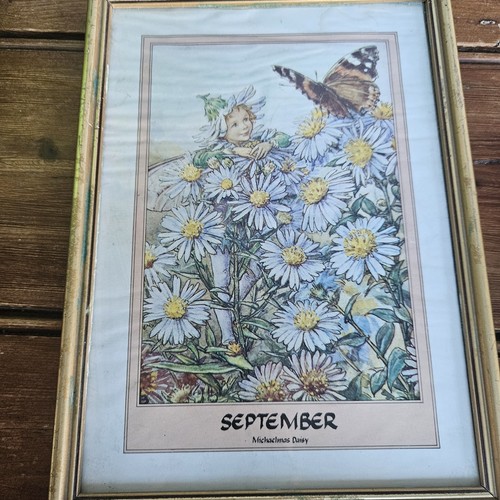Vintage flower fairy print - flower,